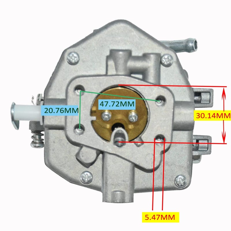 JDLLONG 846109 Carburetor Carb Fit for 303442 303445 303446 303447 305442 305445 305446 305447 Series Vanguard 16 Hp Engines 843324 with Gaskets Replace 809017 844988 846082 845906 809011 - Image 2